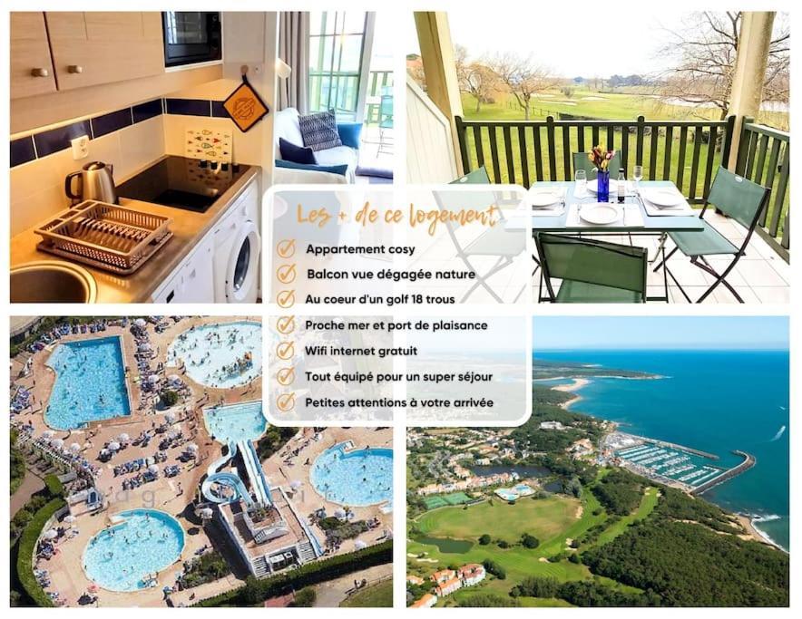 "L'Harmonie" Appartement Cosy 4 Personnes, Vue Golf, Wifi Gratuit Talmont-Saint-Hilaire 外观 照片